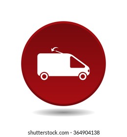 Car icon, vector illustration. Modern design. Flat design style