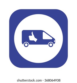 Car icon, vector illustration. Modern design. Flat design style