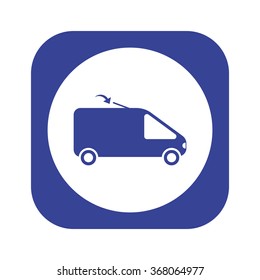 Car icon, vector illustration. Modern design. Flat design style