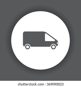 Car icon, vector illustration. Modern design. Flat design style
