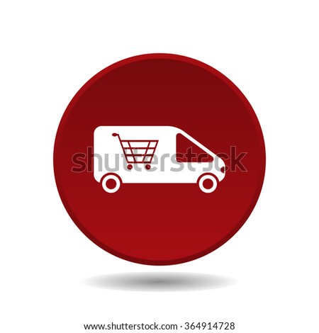 Car icon, vector illustration. Modern design. Flat design style
