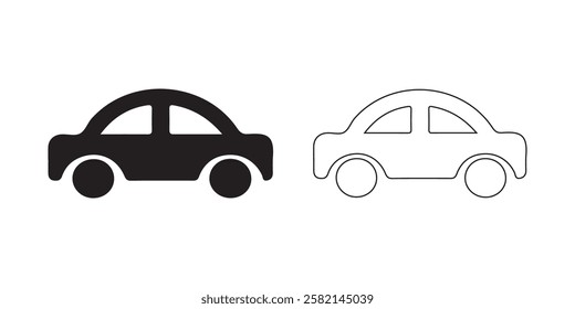 Car icon vector illustration on white background