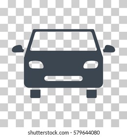 Car icon. Vector illustration style is flat iconic symbol, smooth blue color, transparent background. Designed for web and software interfaces.