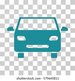 Car icon. Vector illustration style is flat iconic symbol, soft blue color, transparent background. Designed for web and software interfaces.
