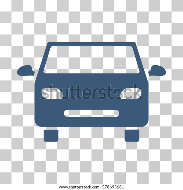 Car icon. Vector illustration style is flat\
iconic symbol, blue color, transparent background. Designed for web\
and software interfaces.