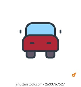 ícone de carro vetor ilustração. símbolo de carro isolado no fundo branco