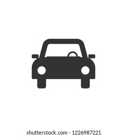 Car icon. Vector illustrations. Flat design graphic.