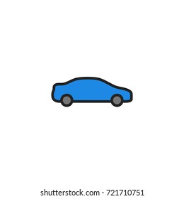 Car Icon Vector Isolated