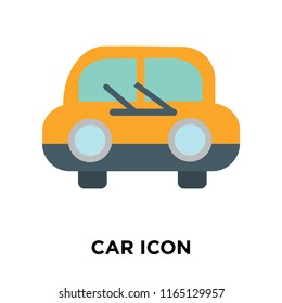 Car icon vector isolated on white background, Car transparent sign , insurance symbols