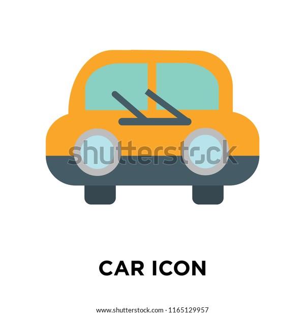 Car icon vector isolated on white\
background, Car transparent sign , insurance\
symbols