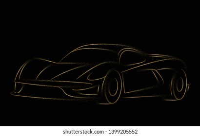 Car icon vector line art design. Vector illustration.