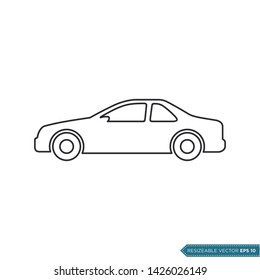Car Icon Vector Logo Template