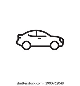 Car icon in vector. Logotype