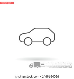 car icon vector . Lorem Ipsum Illustration design