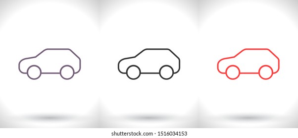 car icon vector . Lorem Ipsum Illustration design