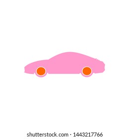 Car icon.car icon vector on gray background. Vector illustration.