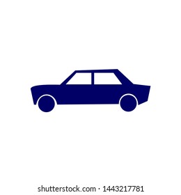 Car icon.car icon vector on gray background. Vector illustration.