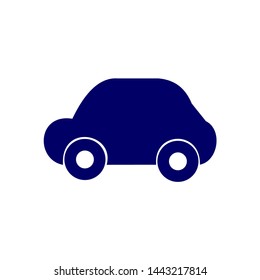 Car icon.car icon vector on gray background. Vector illustration.