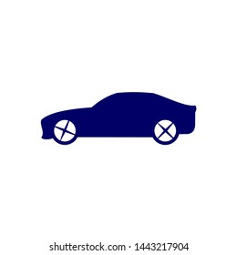 Car icon.car icon vector on gray background. Vector illustration.