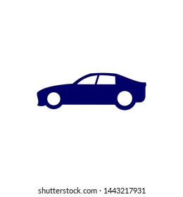 Car icon.car icon vector on gray background. Vector illustration.