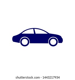 Car icon.car icon vector on gray background. Vector illustration.