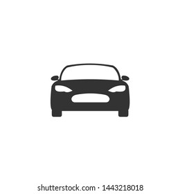 Car icon.car icon vector on gray background. Vector illustration.