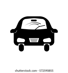 Car icon.car icon vector on gray background. Vector illustration.