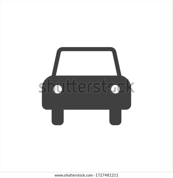 Car icon.car icon vector on gray background. Vector\
illustration. EPS10