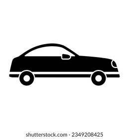 Car icon vector on trendy style for design and print
