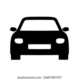 ícone de carro vetor no fundo branco. ícone de veículo	