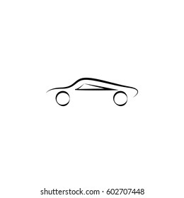 Car icon.car icon vector on white background. Vector illustration.