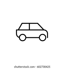 Car icon.car icon vector on white background. Vector illustration.