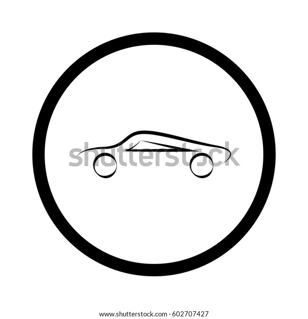 Car icon.car icon vector on white
background. Vector
illustration.