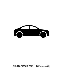 Car icon vector. Sedan car symbol illustration