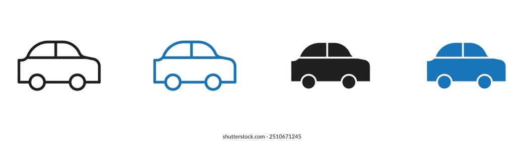 Autosymbol Vektorgrafik
