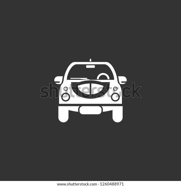 car icon vector. car sign on black background. car\
icon for web and app