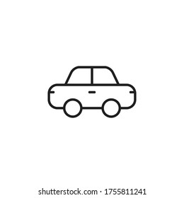 car icon vector sign symbol isolated
