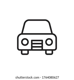 car icon vector sign symbol isolated