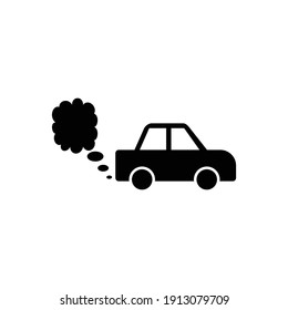 símbolo de vector de icono de coche aislado