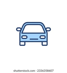 Car icon vector. car sign and symbol. small sedan