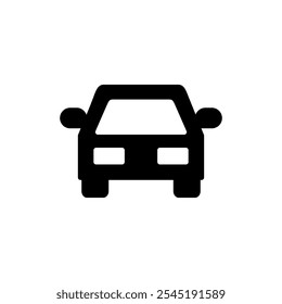 Car icon vector. car sign and symbol. small sedan