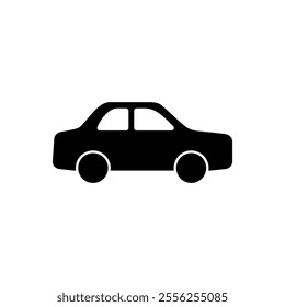 Car icon vector. car sign and symbol. small sedan