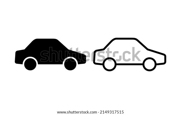 Car icon
vector. car sign and symbol. small
sedan