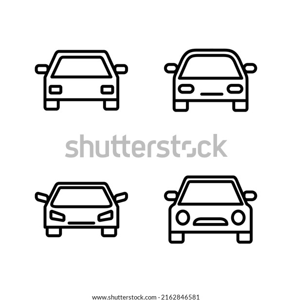 Car icon\
vector. car sign and symbol. small\
sedan
