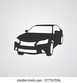 Car icon . car icon vector silhouettes