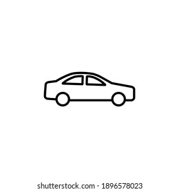 Car icon vector. car vector icon. small sedan