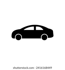 Car icon vector. car vector icon. small sedan