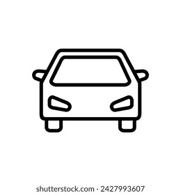 Car icon vector. car vector icon. small sedan