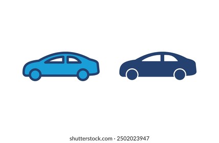 Car icon vector. car vector icon. small sedan