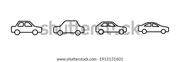 Car icon\
vector. car vector icon. small\
sedan